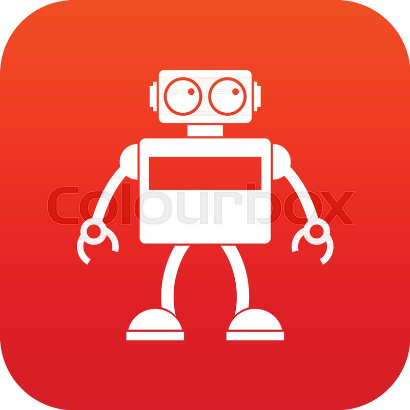 Android Robot Icon Digital Red For Any Stock Vector Colourbox 800x800 Android Robot Icon Digital Red For Any Stock Vector Colourbox