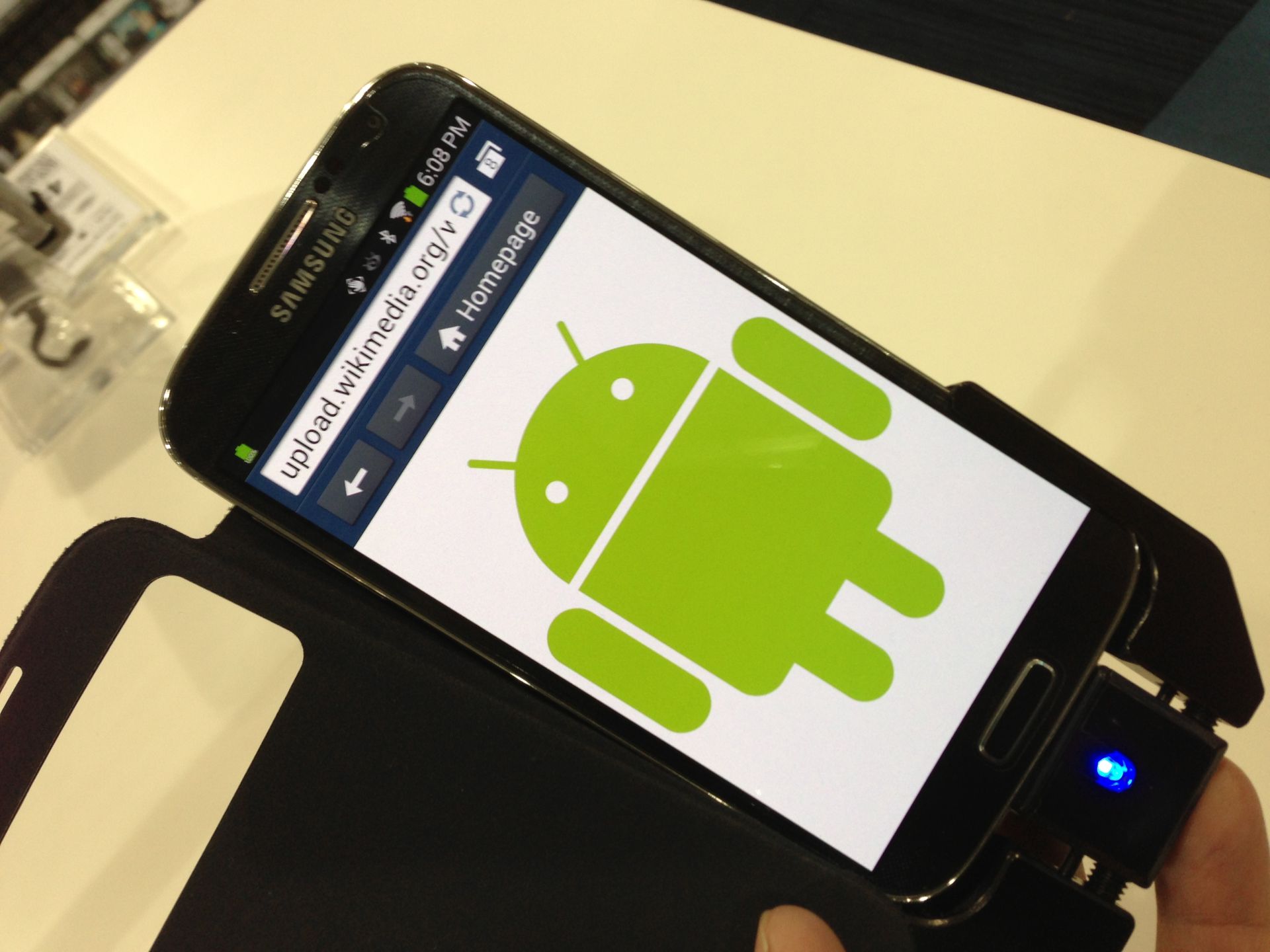 Filesamsung Phone With Android Robot Icon 1920x1440 Filesamsung Phone With Android Robot Icon
