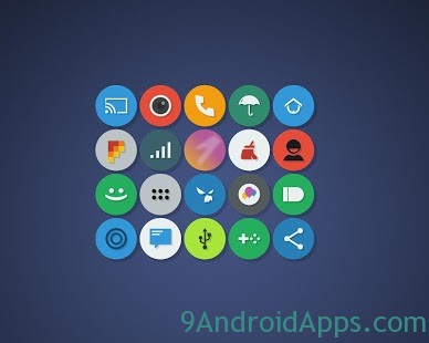 388x310 Full Naxos Flat Round Icon Pack Apk
