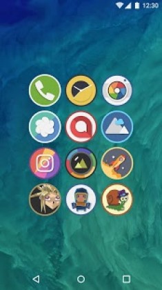 235x420 Circly Round Icon Pack Apk Full Paid Pour Android
