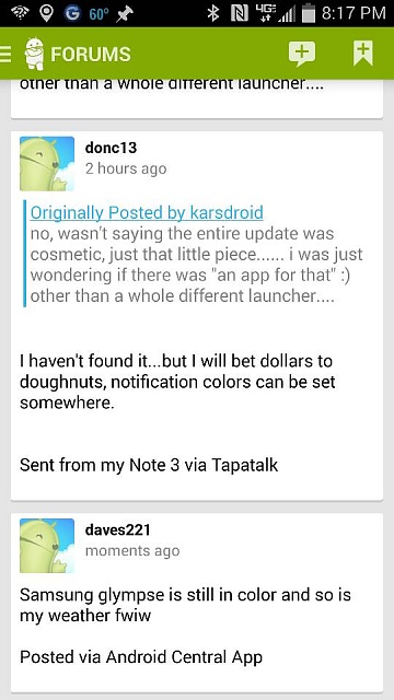 360x640 All Icons On The Notification Bar Are Now White