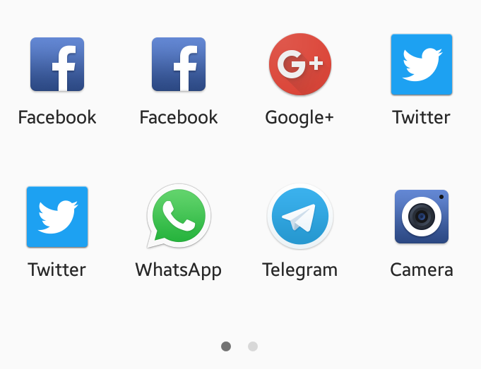 681x523 Multiple Facebook And Twitter Icons On Custom Share Filter Chooser
