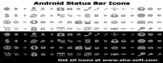 560x219 Android Status Bar Icons Version Download From Softwarexplorer