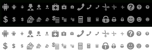 510x180 Android Status Bar Icons