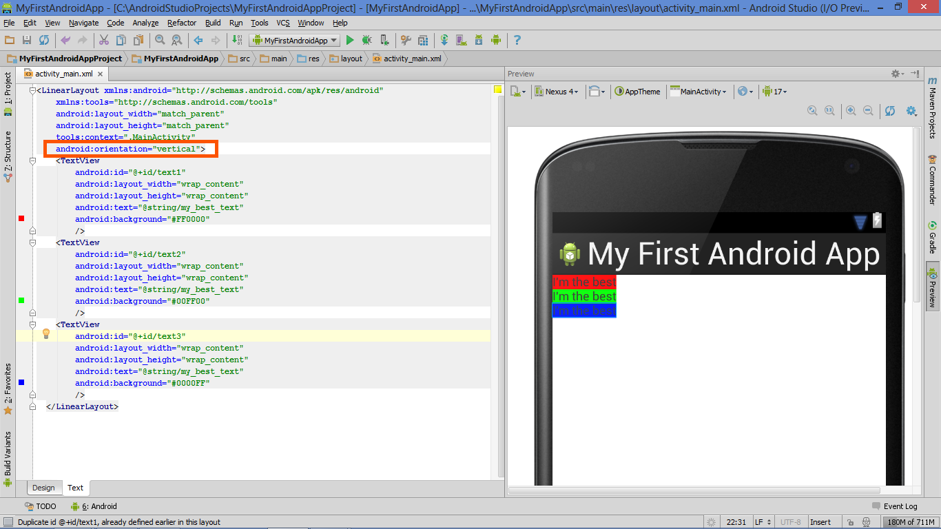 Item studio. LINEARLAYOUT Android Studio. Android LINEARLAYOUT example. Liner Layout андроид студио. Linear Layout XML Android.