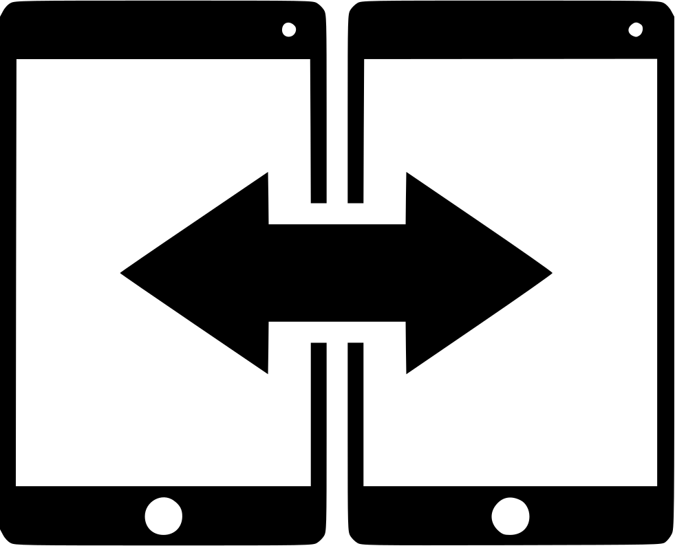 981x794 Smartphone Android Sync Synchronize Share Beam Bluetooth Png