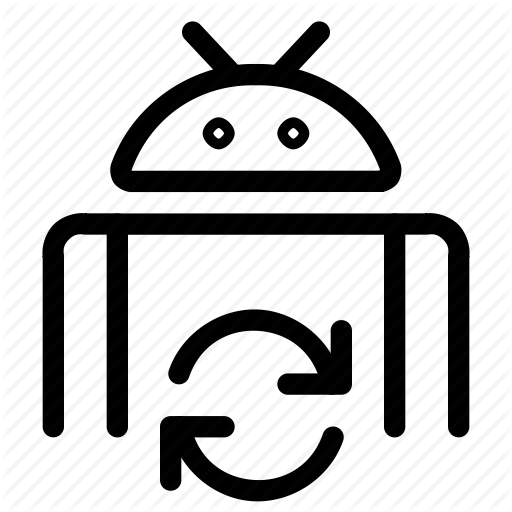 512x512 Android, Apps, Bugdroid, Code, Programming, Sync Icon