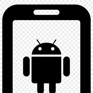 300x300 Android Mobile Phone Design Element Tablet Icon Vector Catchsplace