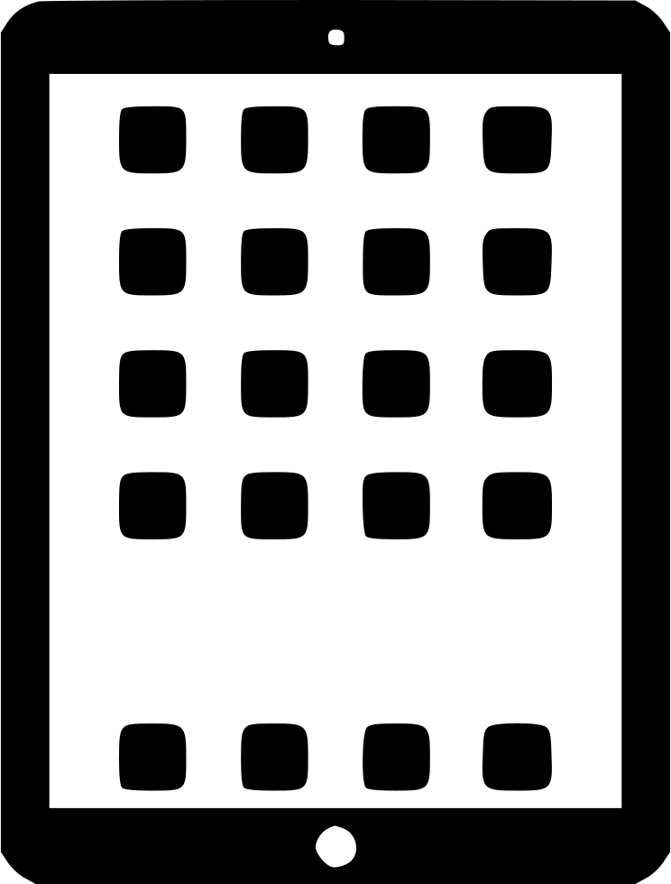 744x980 Android Tablet Png Icon Free Download