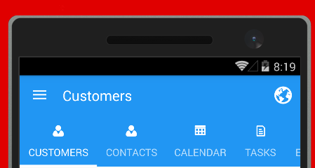 449x240 Menu Icon And Title Not Showing On Uwp, Works On Android And Ios