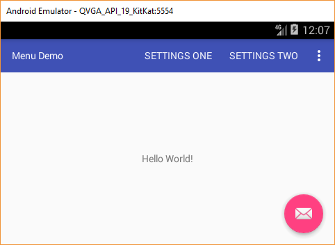 482x352 Android Menu Vs Action Bar With Example Code Tek Eye