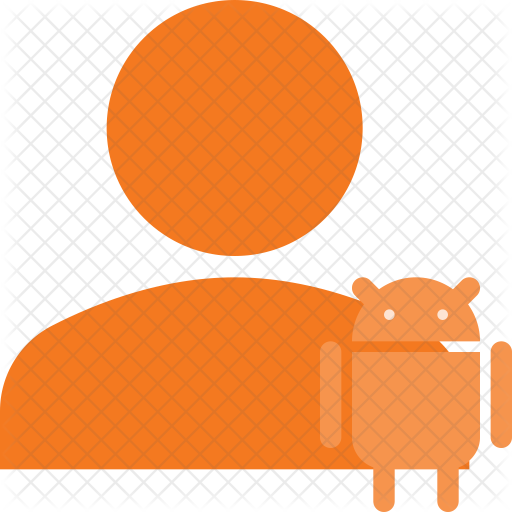 512x512 Android User Icon Of Flat Style
