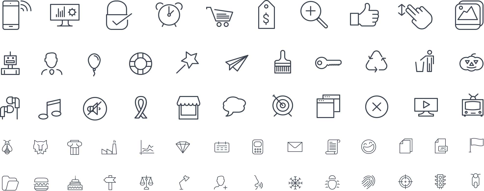 1972x780 Buy Line Icon Pack