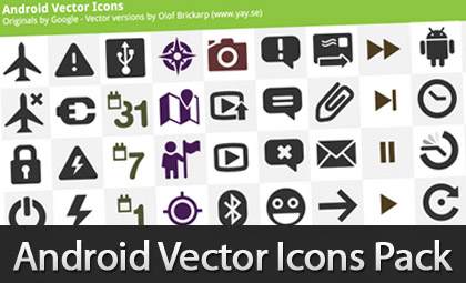 420x255 Native Android Icons Vector