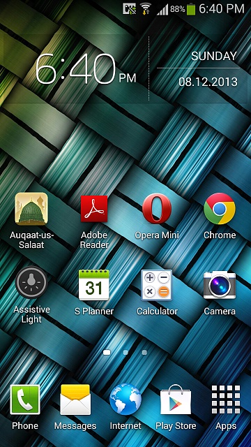 360x640 Unknown Icon In Notification Bar, And Unable To Turn Searching