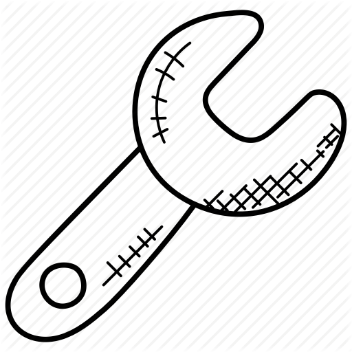 512x512 Bolt Gripper, Maintenance, Nut Fixer, Spanner, Wrench Icon