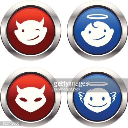414x414 Angel Devil Icons Premium Clipart