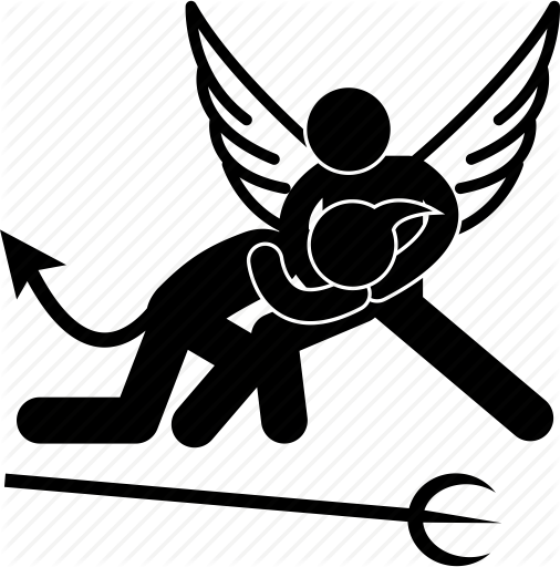 506x512 Angel, Antagonist, Archangel, Devil, Fighting, Protect Icon