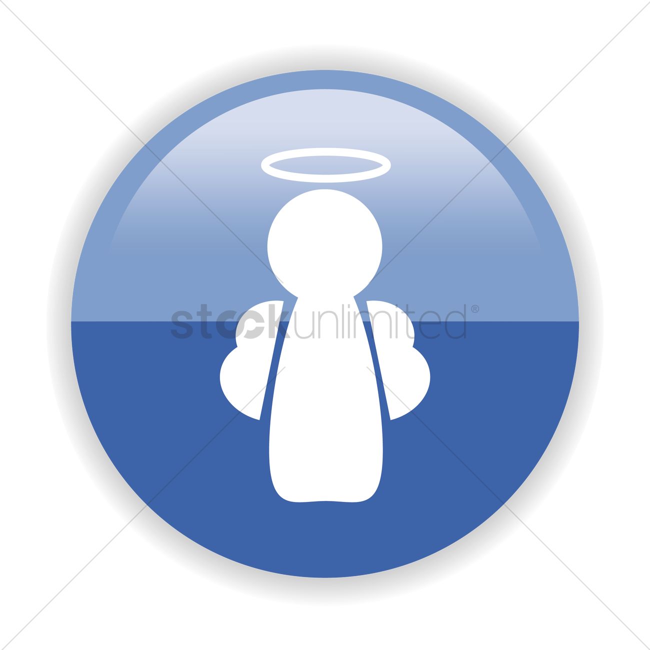 1300x1300 Angel Icon Vector Image