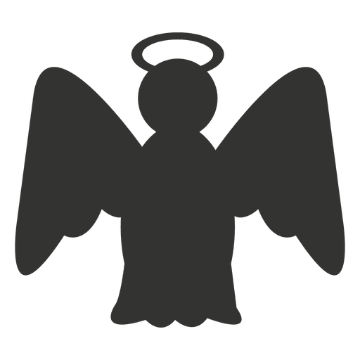 512x512 Angel Icon Silhouette