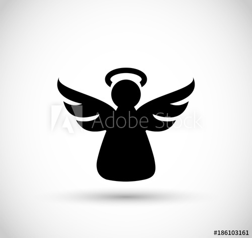500x472 Angel Icon Vector