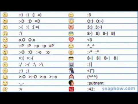 480x360 Facebook Chat Emoticons