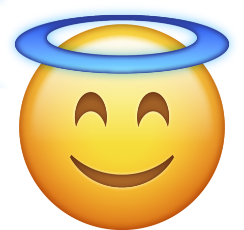 480x452 Angel Halo Emoji Png Icon