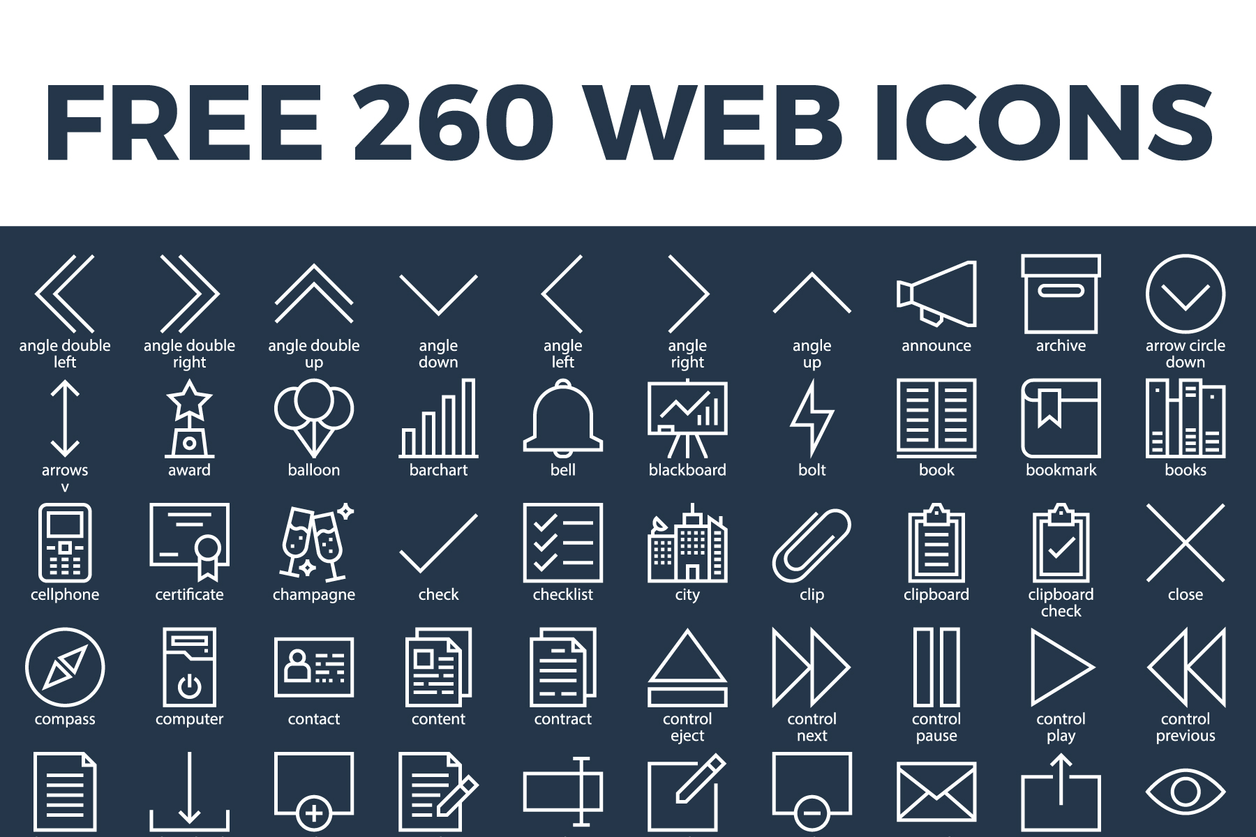1800x1200 Free Essential Mixed Web Icons Becris Design
