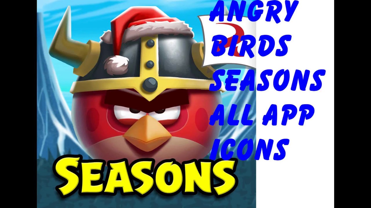1280x720 Angry Birds Seasons All App Icons!