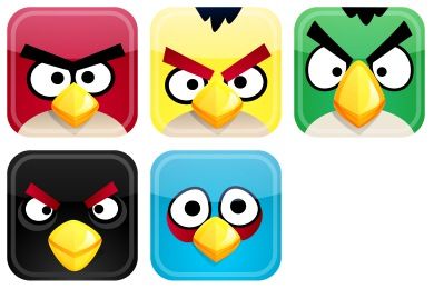 390x260 Angry Birds Icons