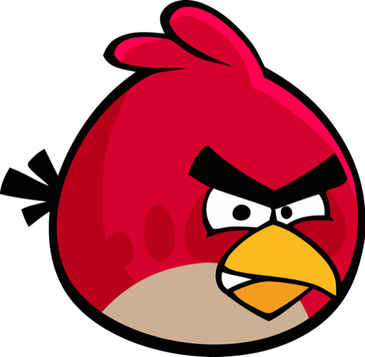 512x501 Angry Birds, Red Bird Icon