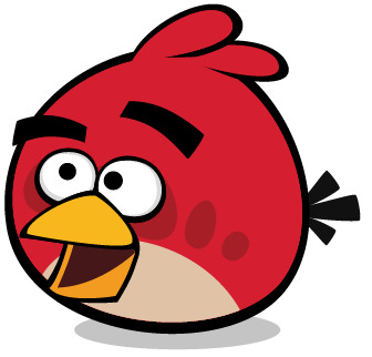 336x322 Angry Bird Red Smiling Icons Png