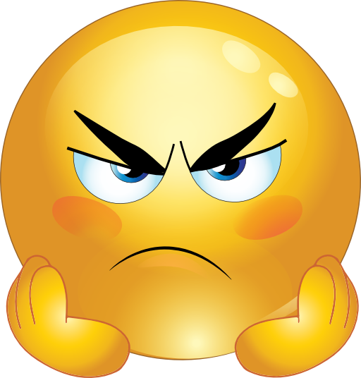 512x536 Angry Smiley Face Emoticons Clipart Autism Smiley, Emoticon E