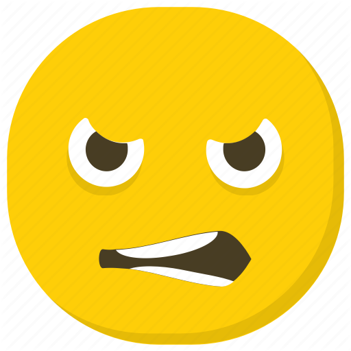 512x512 Angry Emoji, Angry Face, Emoticon, Ideogram, Smiley Icon