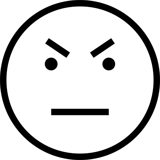 Angry Face Emoticon at Vectorified.com | Collection of Angry Face ...