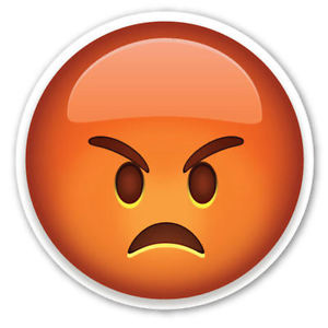 Angry Face Emoticon at Vectorified.com | Collection of Angry Face ...