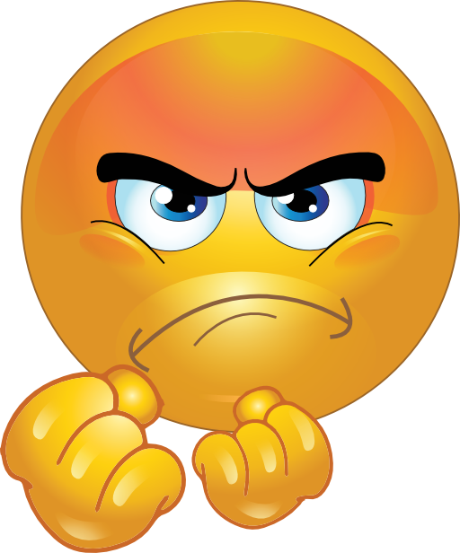 512x616 Mad Face Angry Face Emoticon Clipart