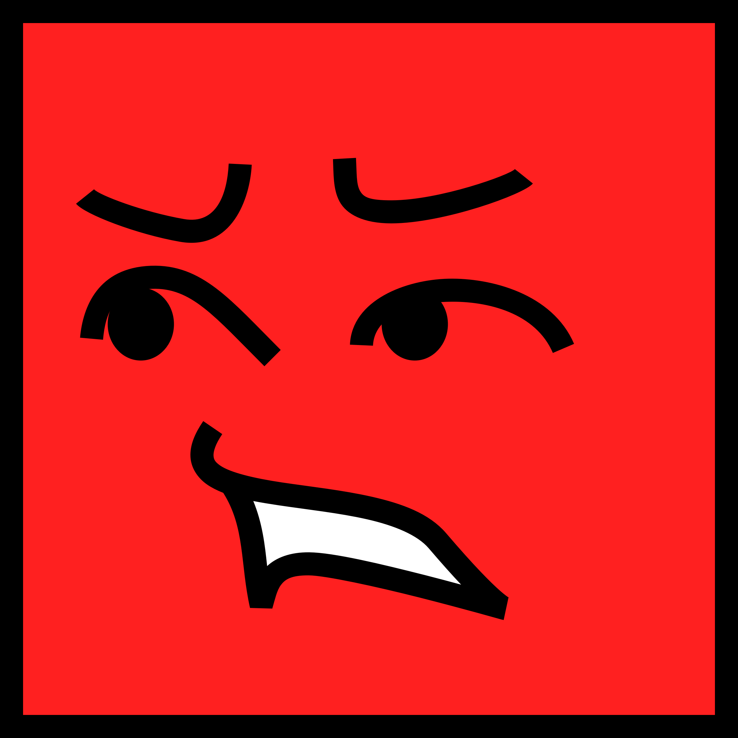2400x2400 Angry Face Icons Png