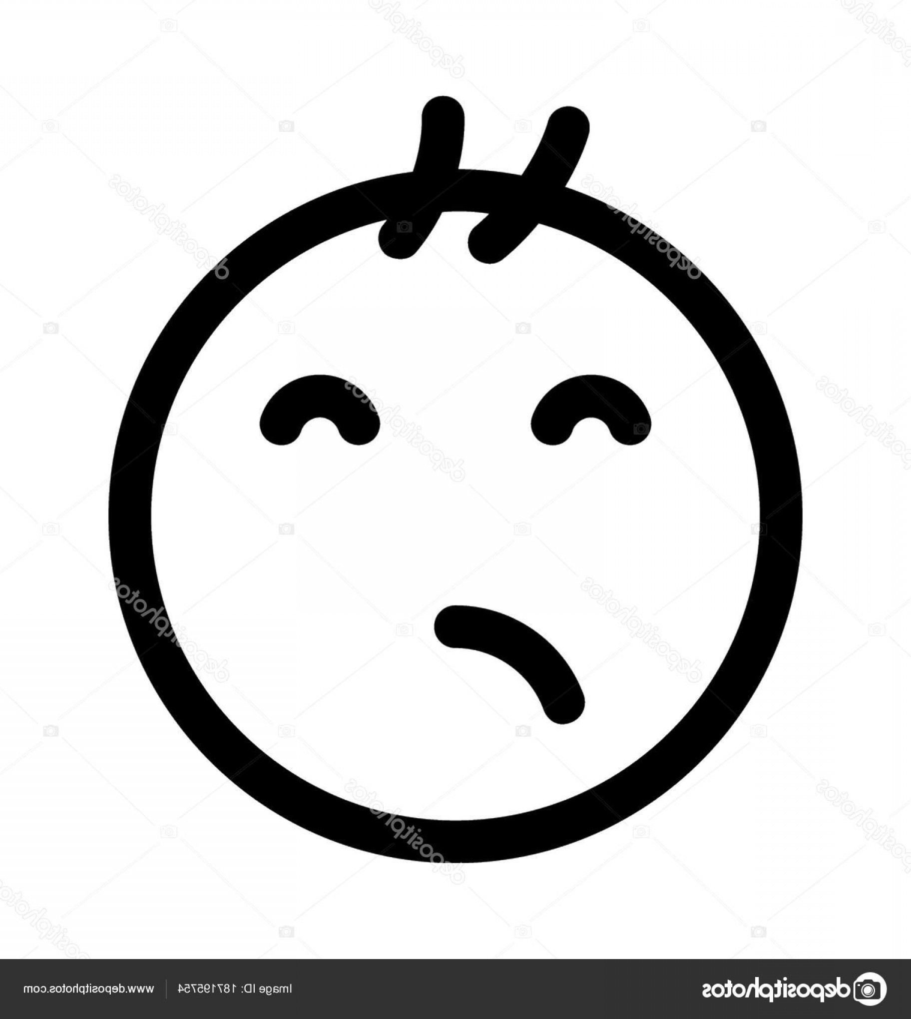 1824x2040 Stock Illustration Angry Face Vector Icon Soidergi