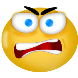 256x256 Angry Icon Smiley Iconset Codicode