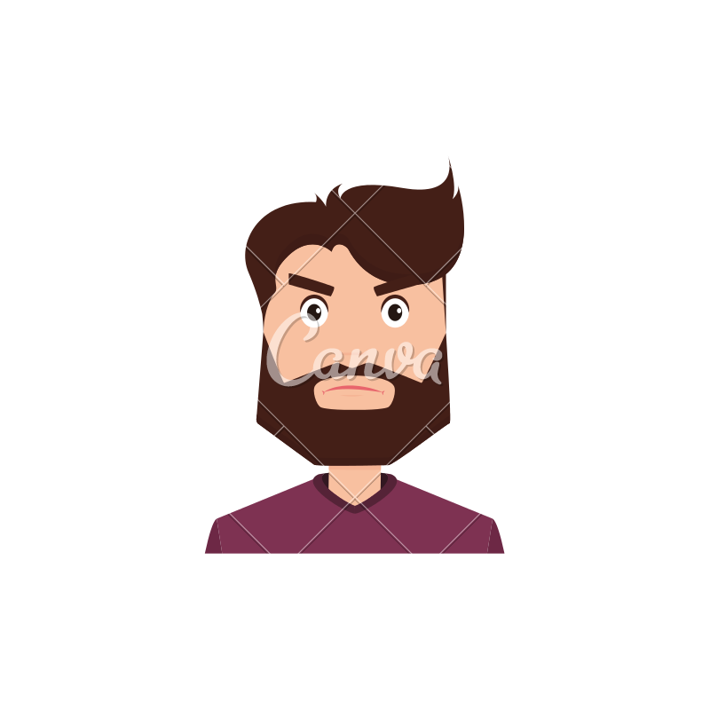 800x800 Angry Man Icon