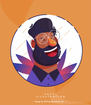 319x368 Vector Angry Man Face Free Vector Download