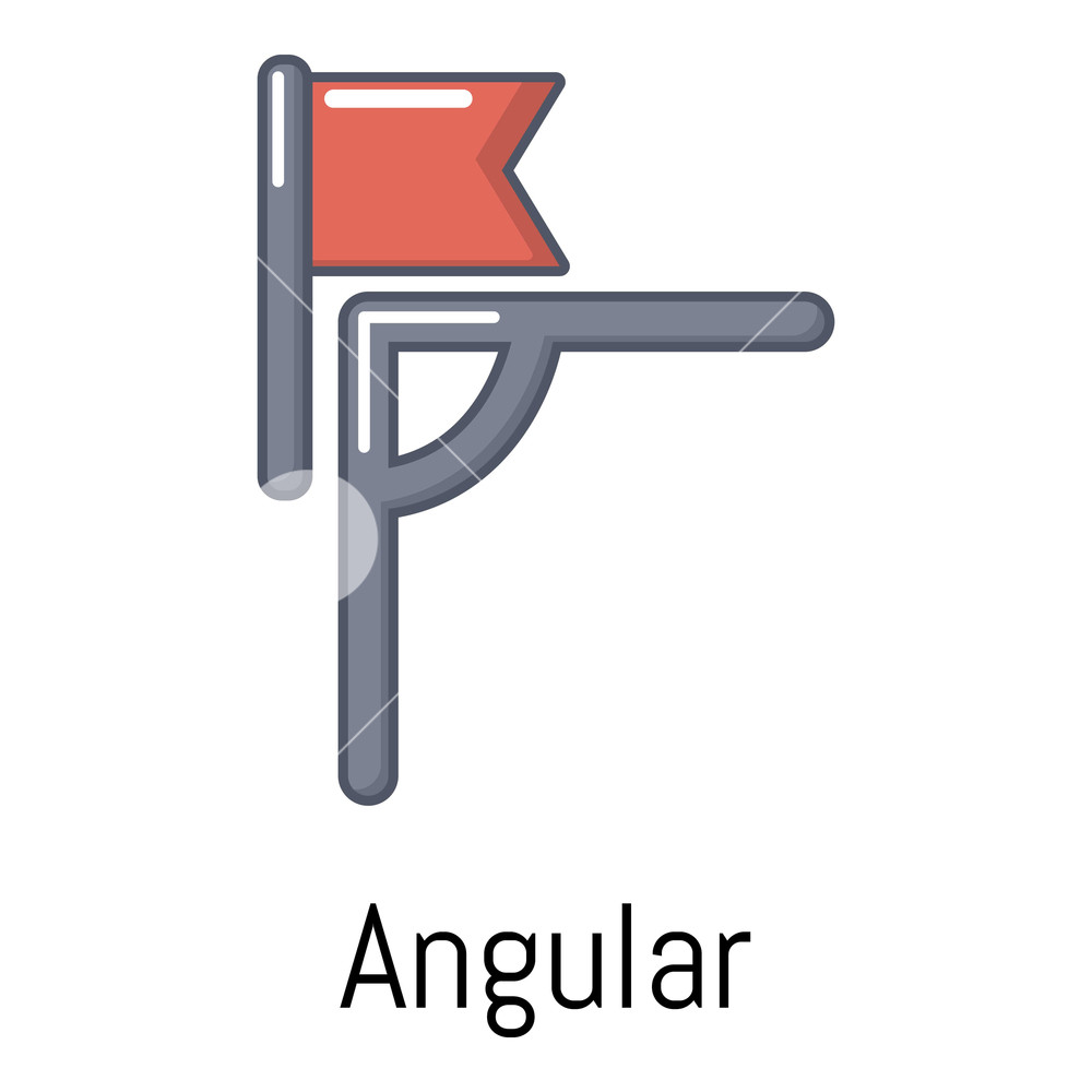 1000x1000 Angular Line Football Icon Cartoon Illustration Of Angular Line