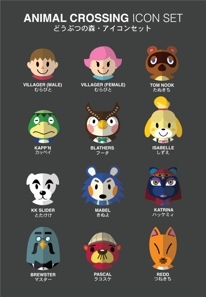711x1024 Animal Crossing Icons
