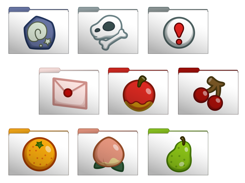 1024x768 Animal Crossing Set Computer Folder Icons