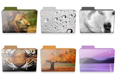 390x260 Nature Folder Iconset