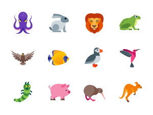 300x225 Free Animal Icons Graphicburger