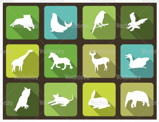 620x475 Animal Icon Vector Pack Vector Art Graphics