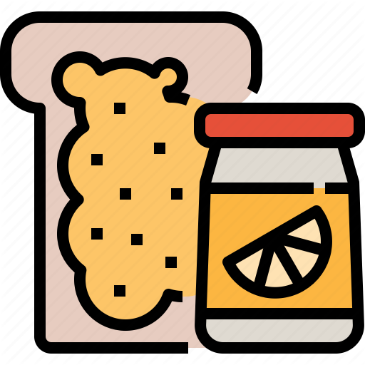 512x512 Bakery, Bread, Fruit, Jam, Jelly, Toast Icon