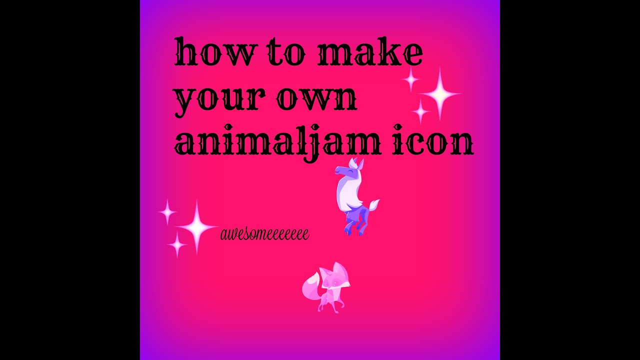 1280x720 Animaljam How To Make An Animal Jam Icon